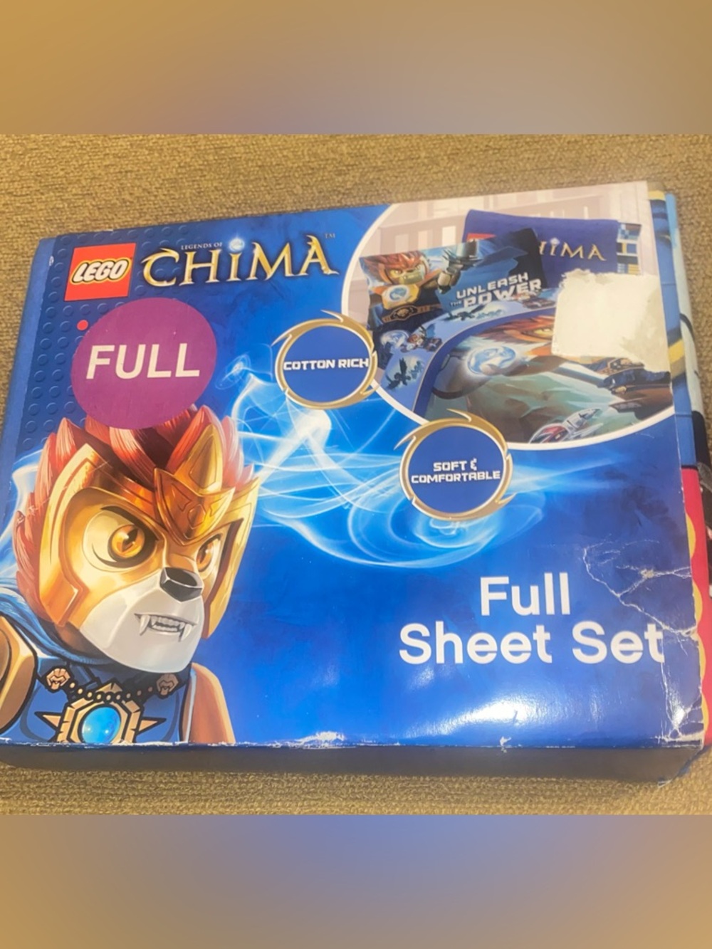Lego Chima Sheet Set Full Blue Cotton Soft